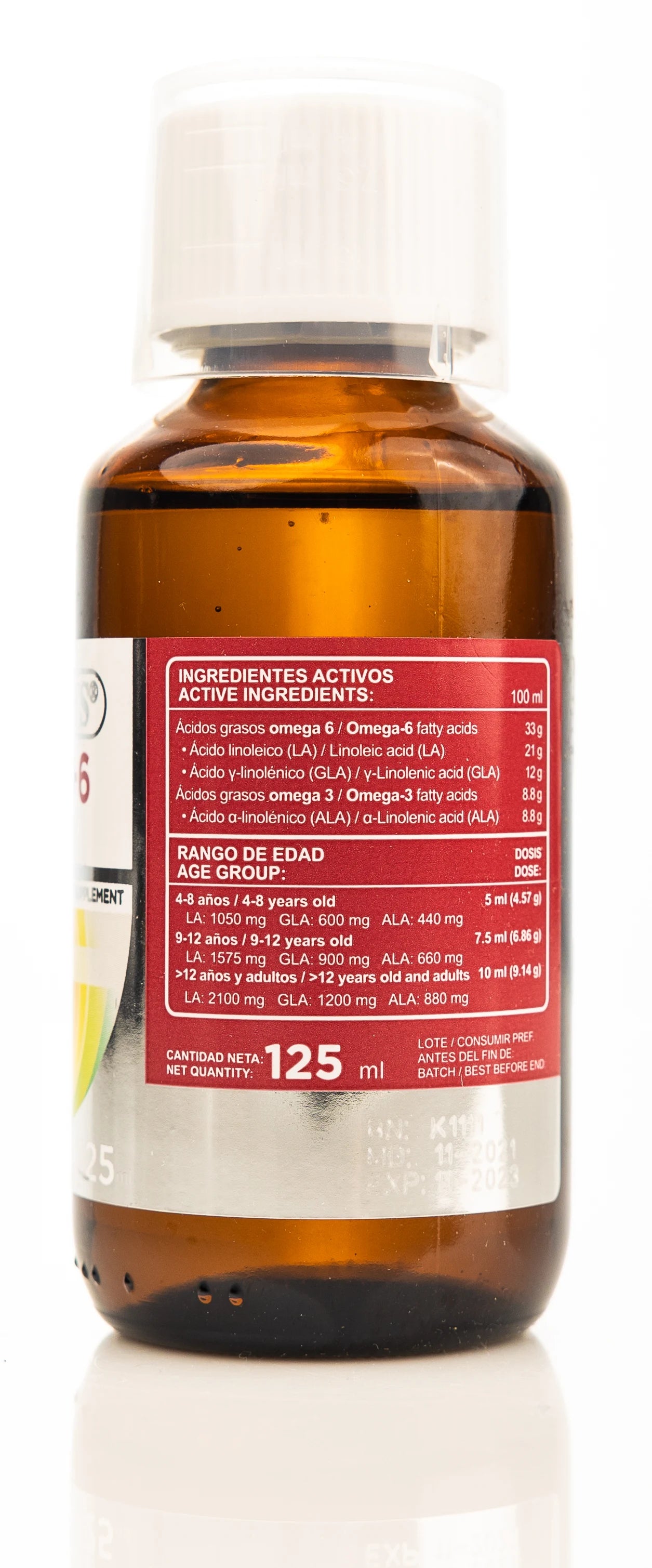 Marnys Omega 3+6 Junior Syrup 125 ml