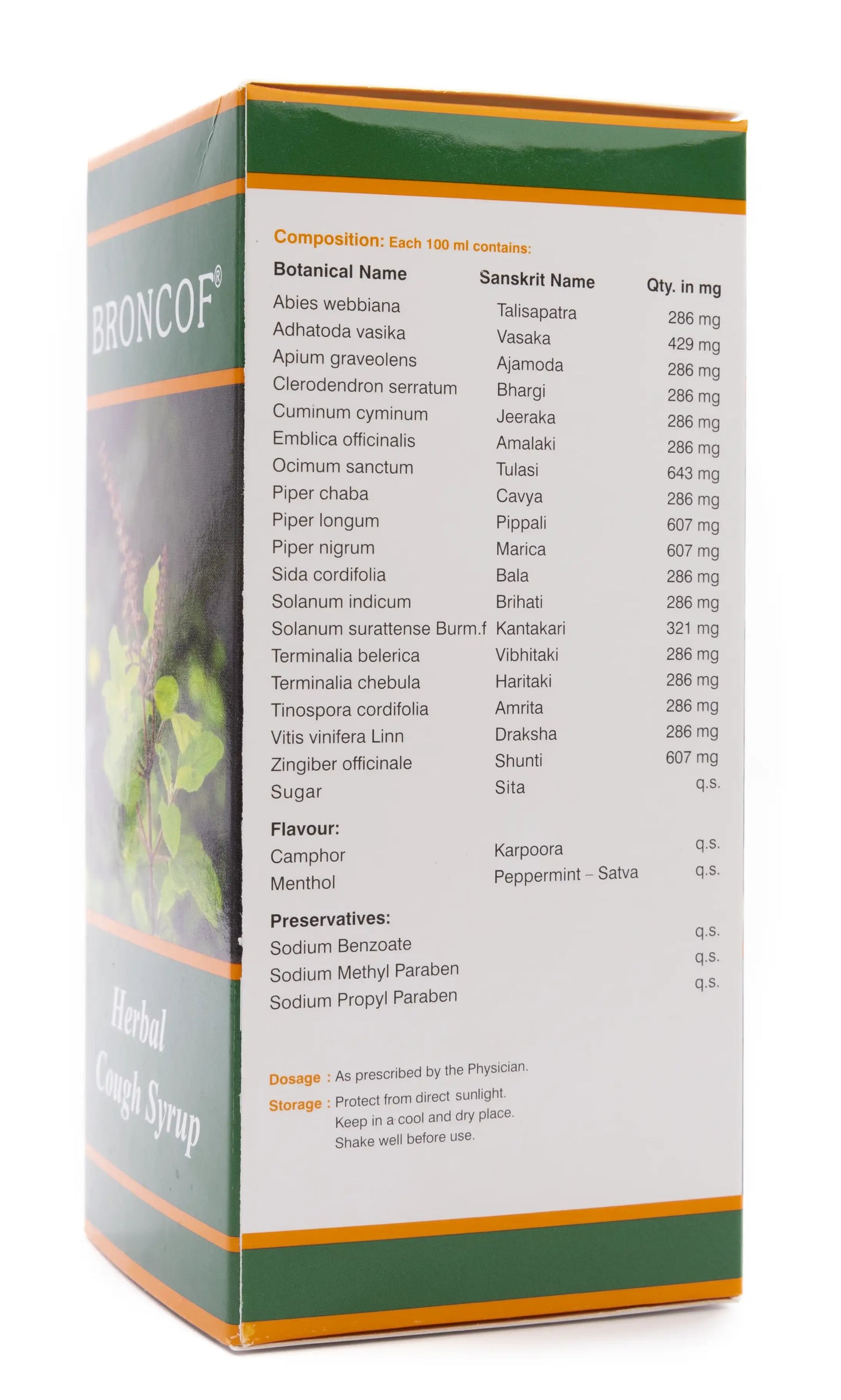 Broncof Herbal Cough Syrup 150Ml