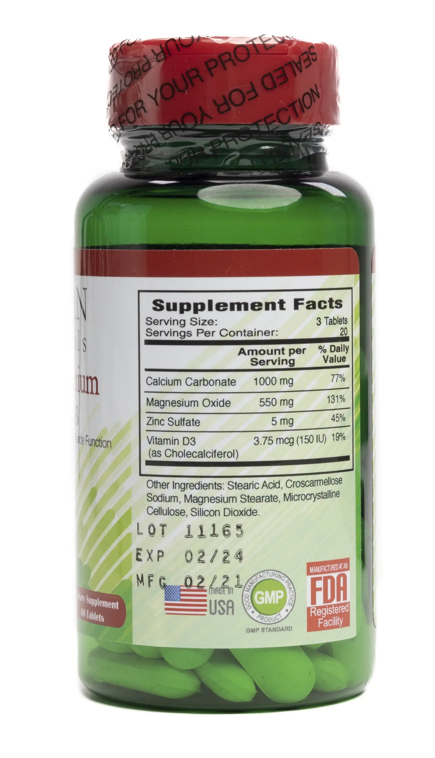 Human Essentials Calcium Magnesium Zinc +Vitamin D3 60 Tablet