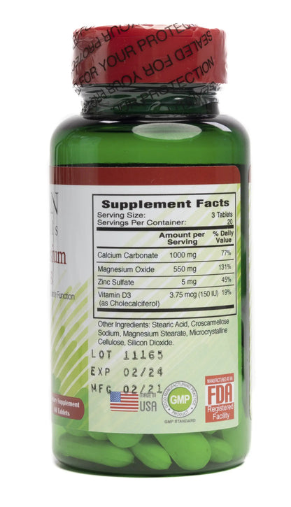 Human Essentials Calcium Magnesium Zinc +Vitamin D3 60 Tablet