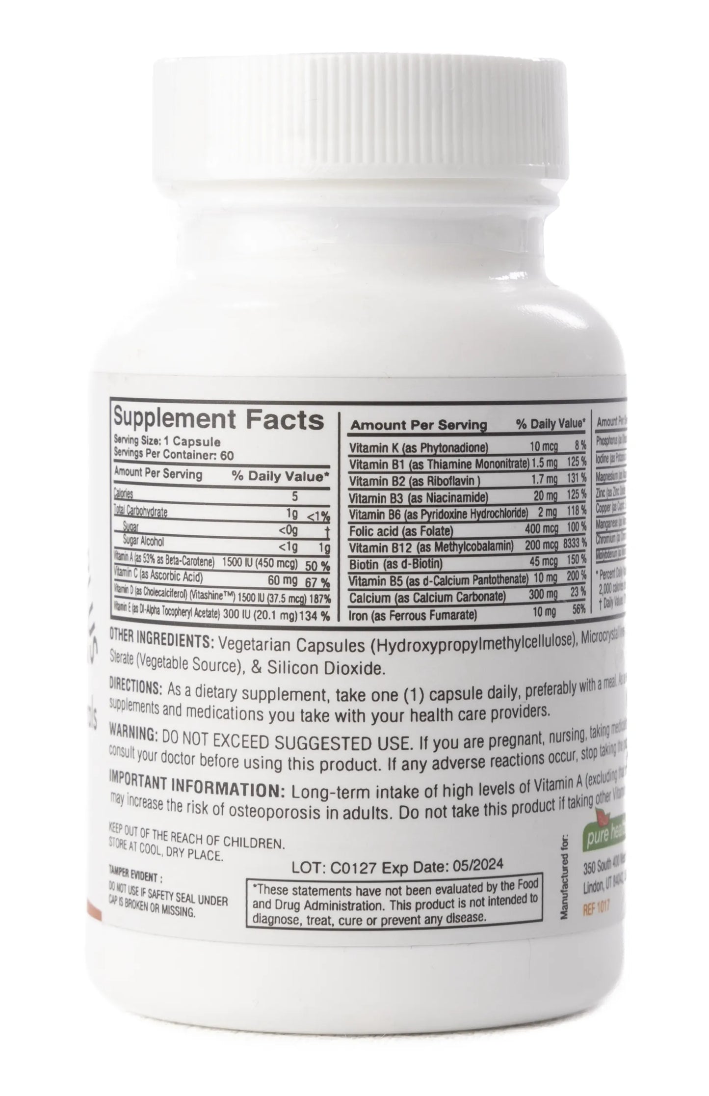 Pure Health Pure Mega Plus 60 Capsules