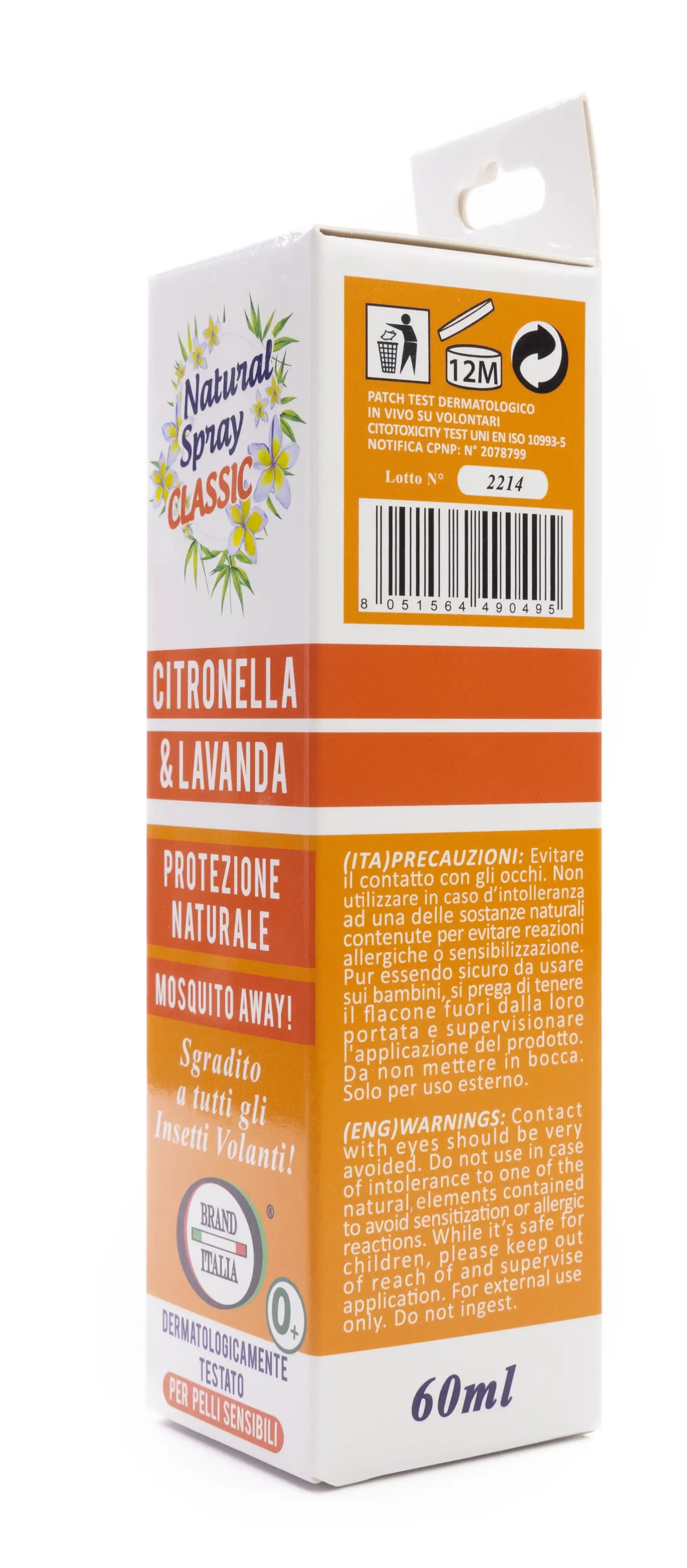 Biologica & Tropical Anti Mosquito Spray 60 Ml