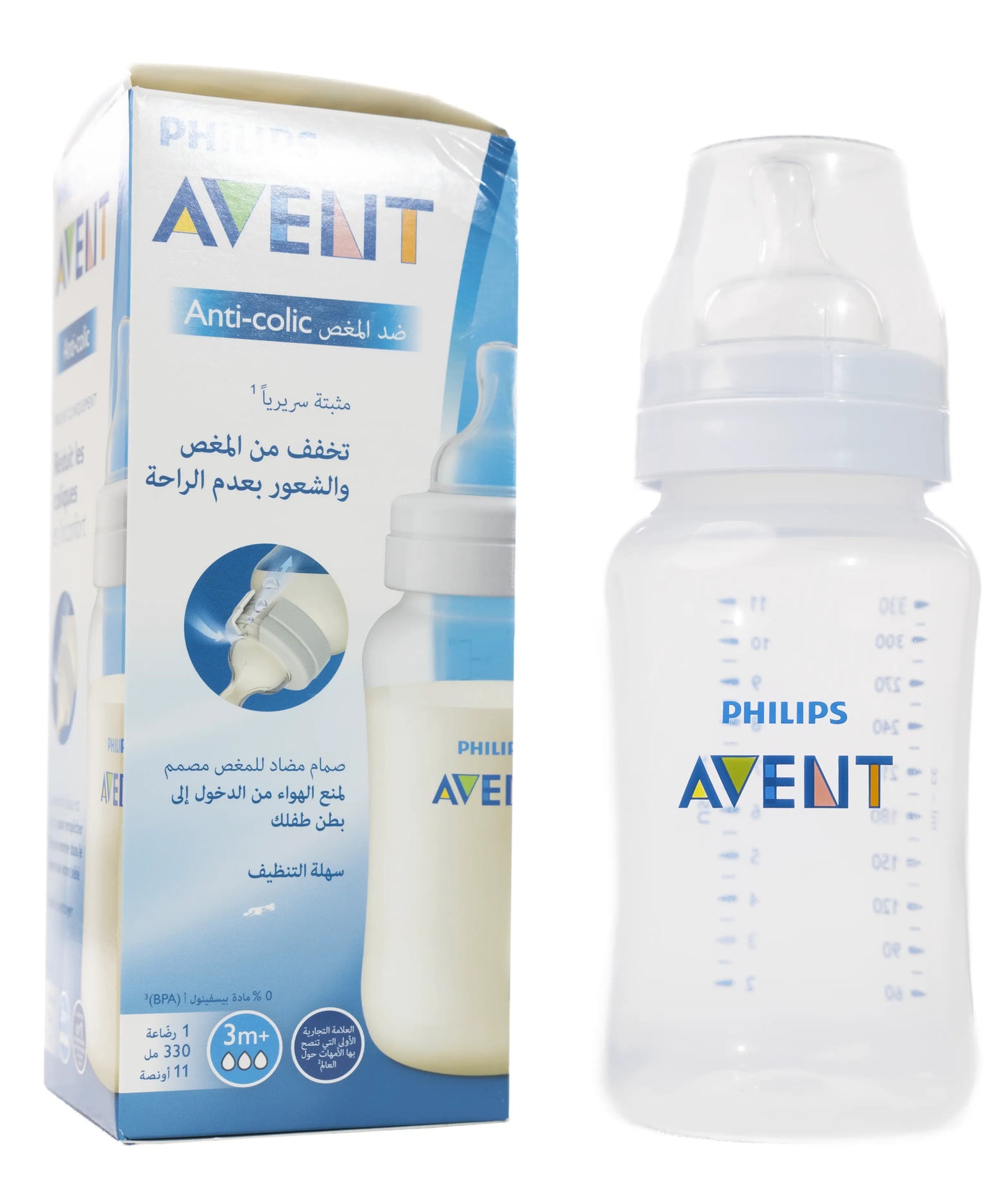 Avent [743] Anti Colic Bottle 3M+ 330ML