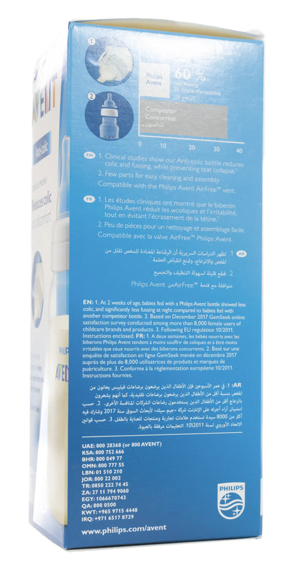 Avent [743] Anti Colic Bottle 3M+ 330ML