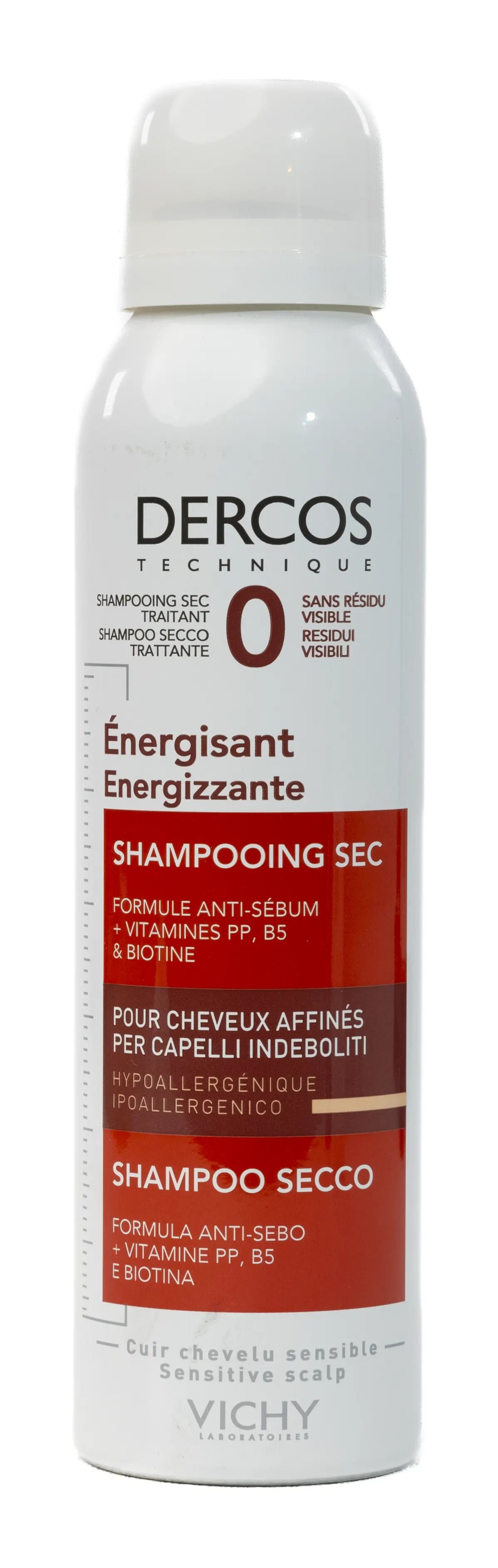 Vichy Dercos Energising Dry shampoo Spray 150 ml
