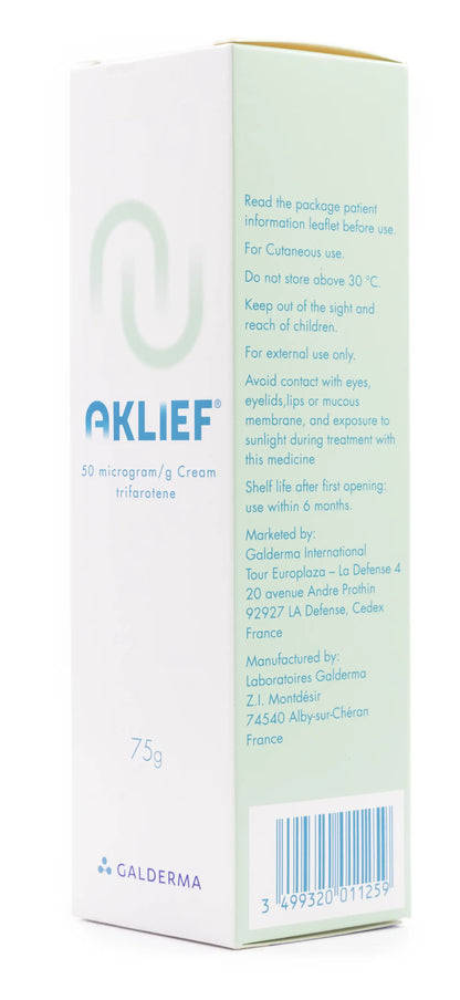 Aklief 50Mcg Cream 75Gm