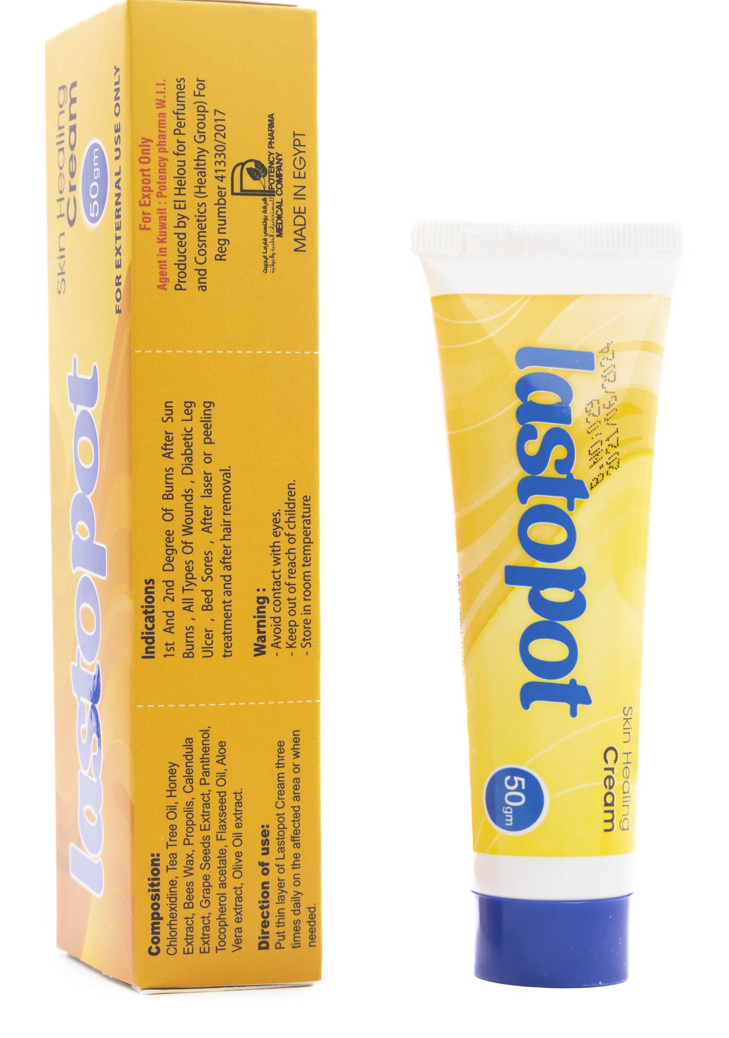 Lastopot Skin Healing Cream 50Gm
