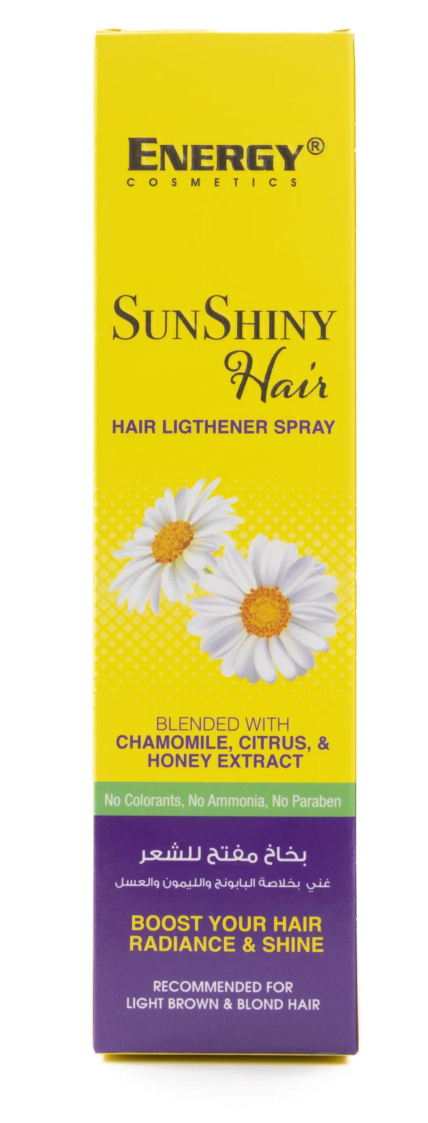 Energy Cosmetics Sun Shiny Hair Lightener Camomil Spray 125 Ml