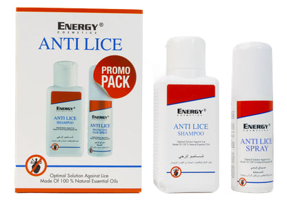 Energy Cosmetics Anti Lice Promo Pack (Shampoo 250 Ml + Protective Spray 100 Ml)