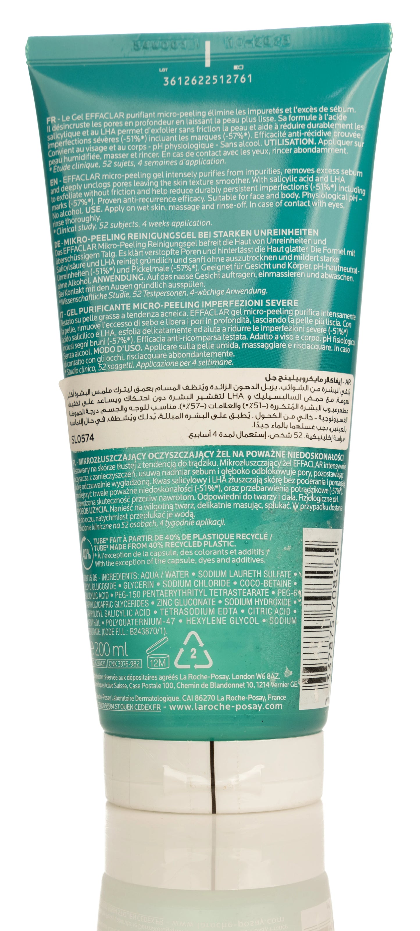 La Roche-Posay Effaclar Face  and Body Purifying Gel 200 Ml