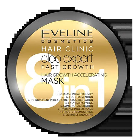 Eveline Hair Clinic Oleo Expert Fast Growth Hair Mask 500 Ml