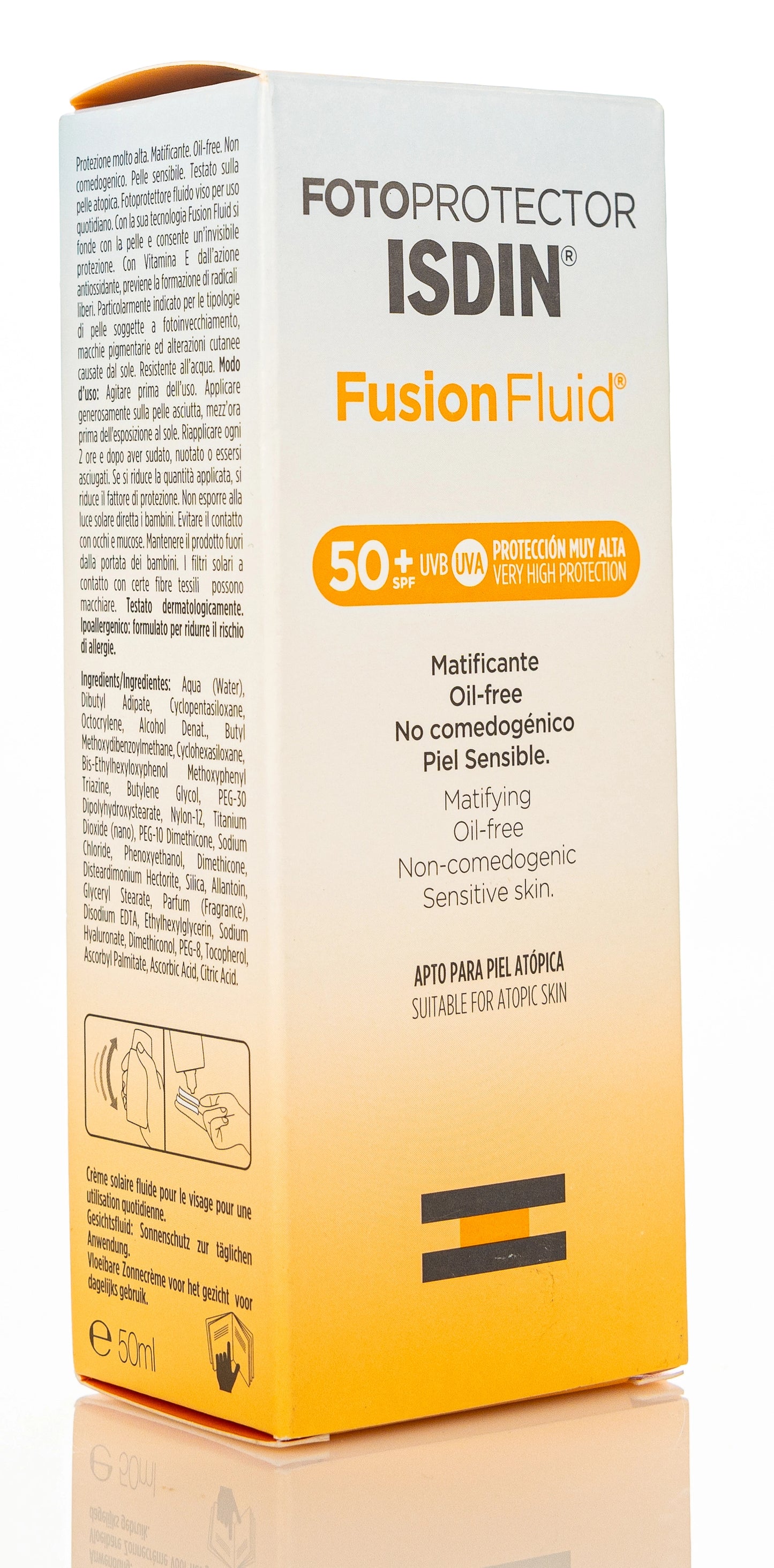 Isdin Fotprotector Fusion Fluid Spf 50+ 50 Ml