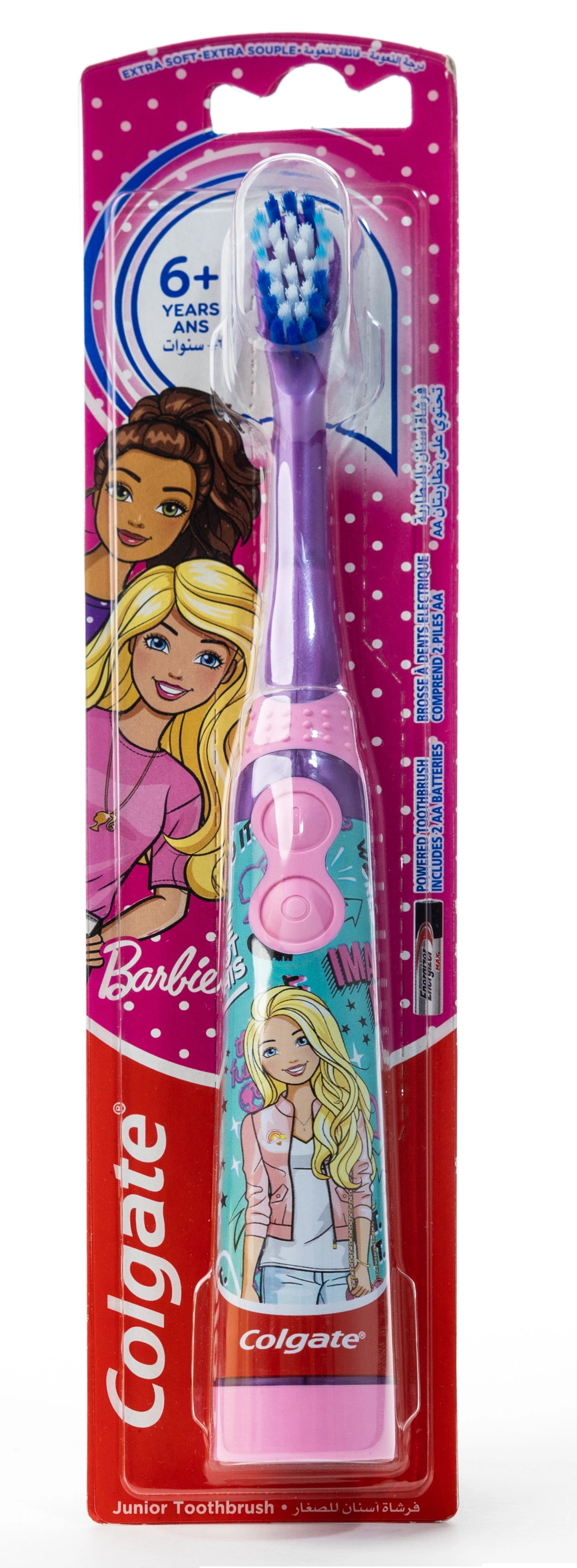 Colgate Toothbrush [ Barbie ] +6years Extra soft