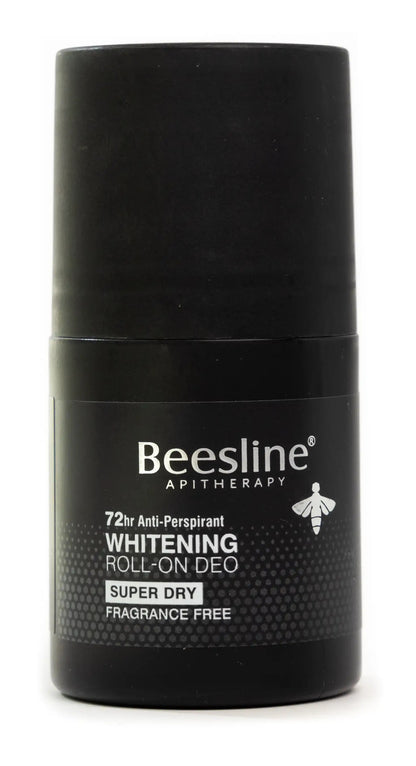 Beesline 72 Hours Men Whitening Roll On Deo Super Dry Silver Power Fragrance Free 50 Ml