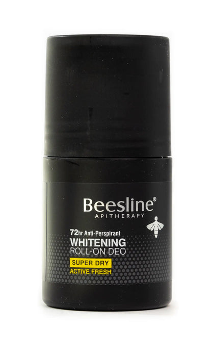 Beesline 72 Hours Men Whitening Roll On Deo Super Dry Silver Power Active Fresh 50 Ml