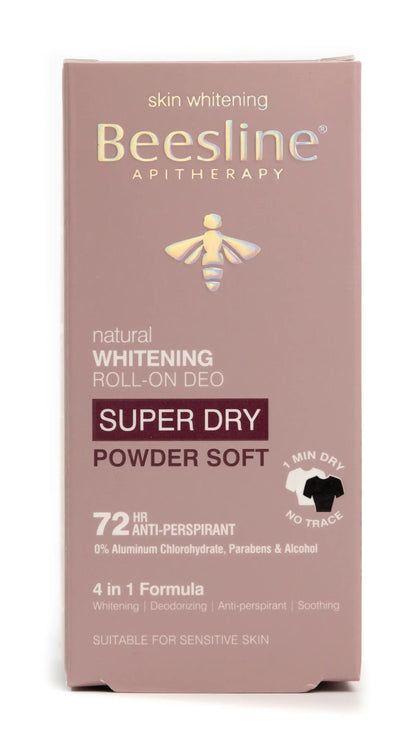 Beesline 72 Hours Whitening Roll On Deo Super Dry Powder Soft 50 Ml