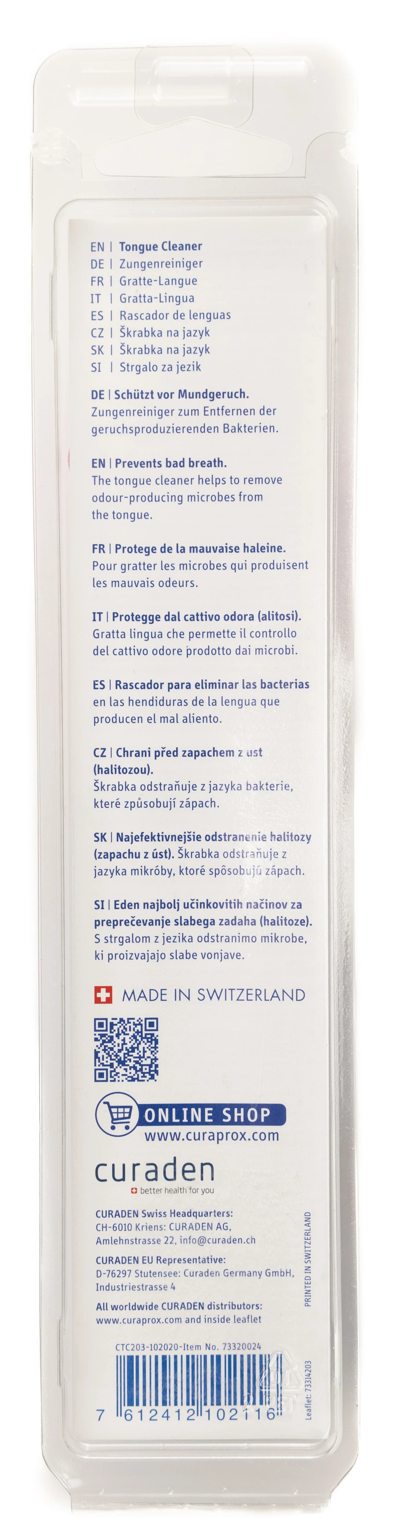 Curaprox Tongue Cleaner [CTC203]