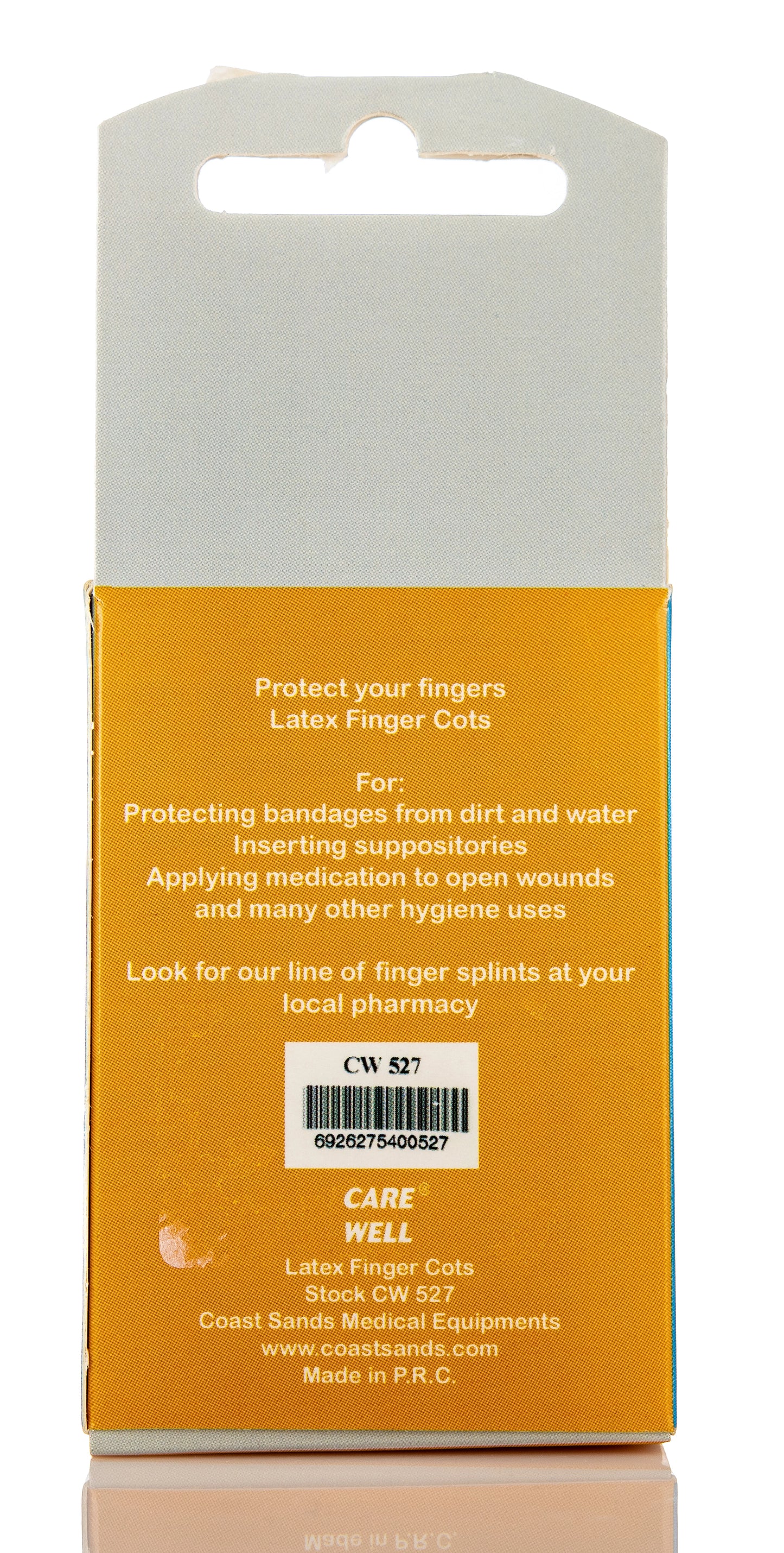 Care Well Latex Finger Cots [527]