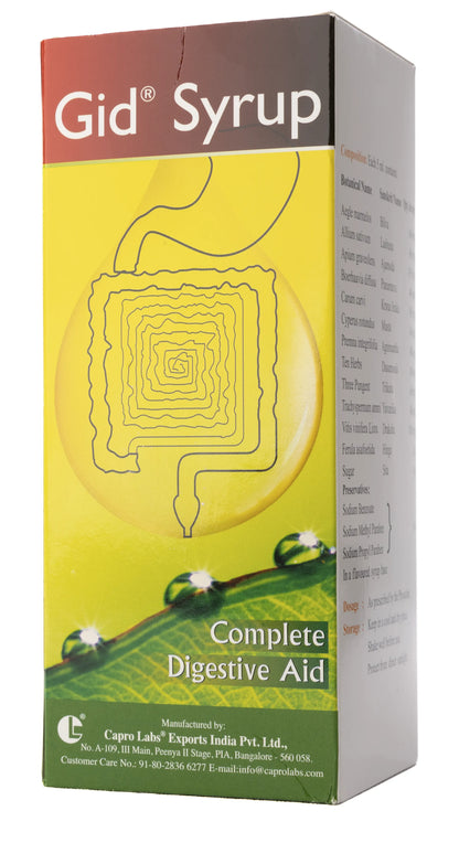 Gid Syrup [Complete Digestive Aid] 200 Ml
