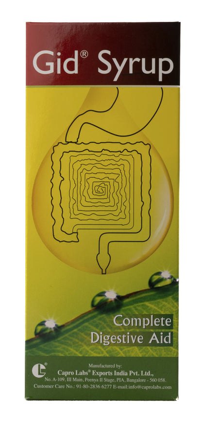 Gid Syrup [Complete Digestive Aid] 200 Ml
