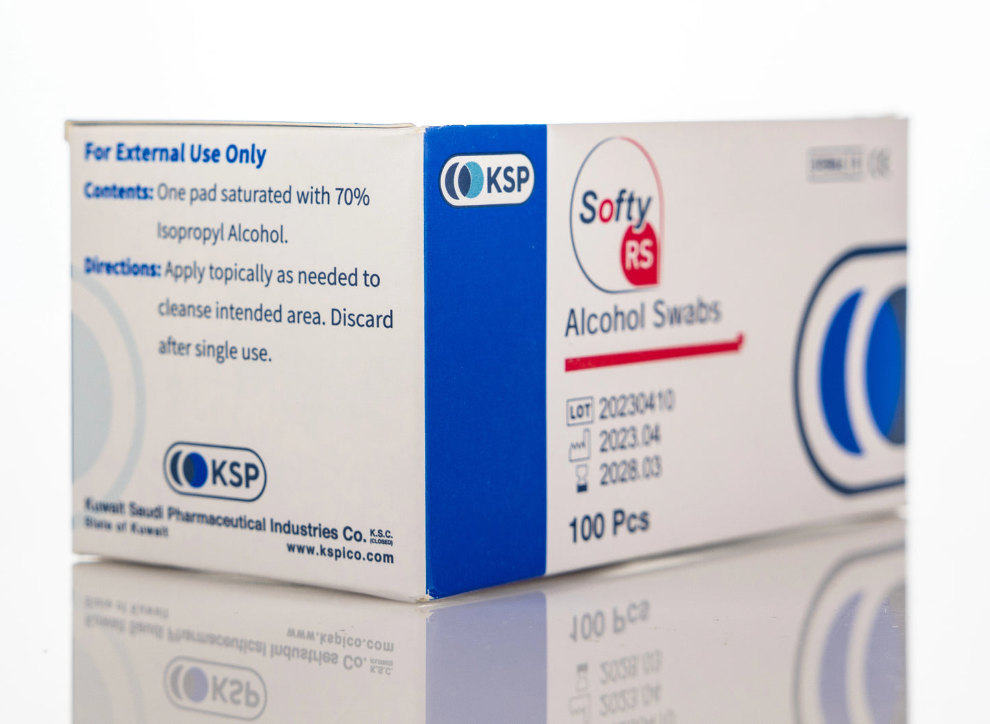 Ksp Alcohol Swabs 100 Pieces