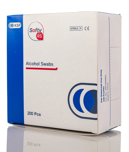 Ksp Alcohol Swabs 200 Pieces