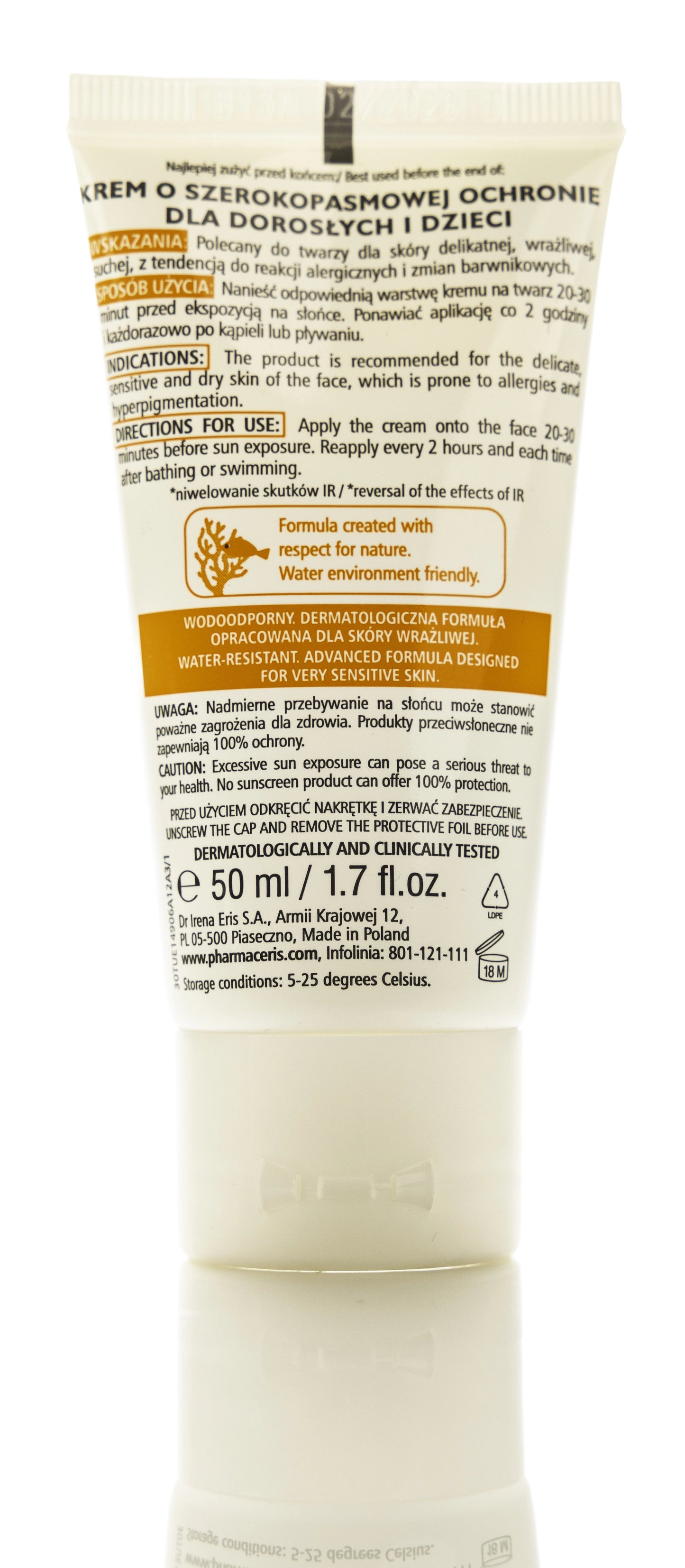 Pharmaceris Sun Protection SPF 50+ Cream 50 ml
