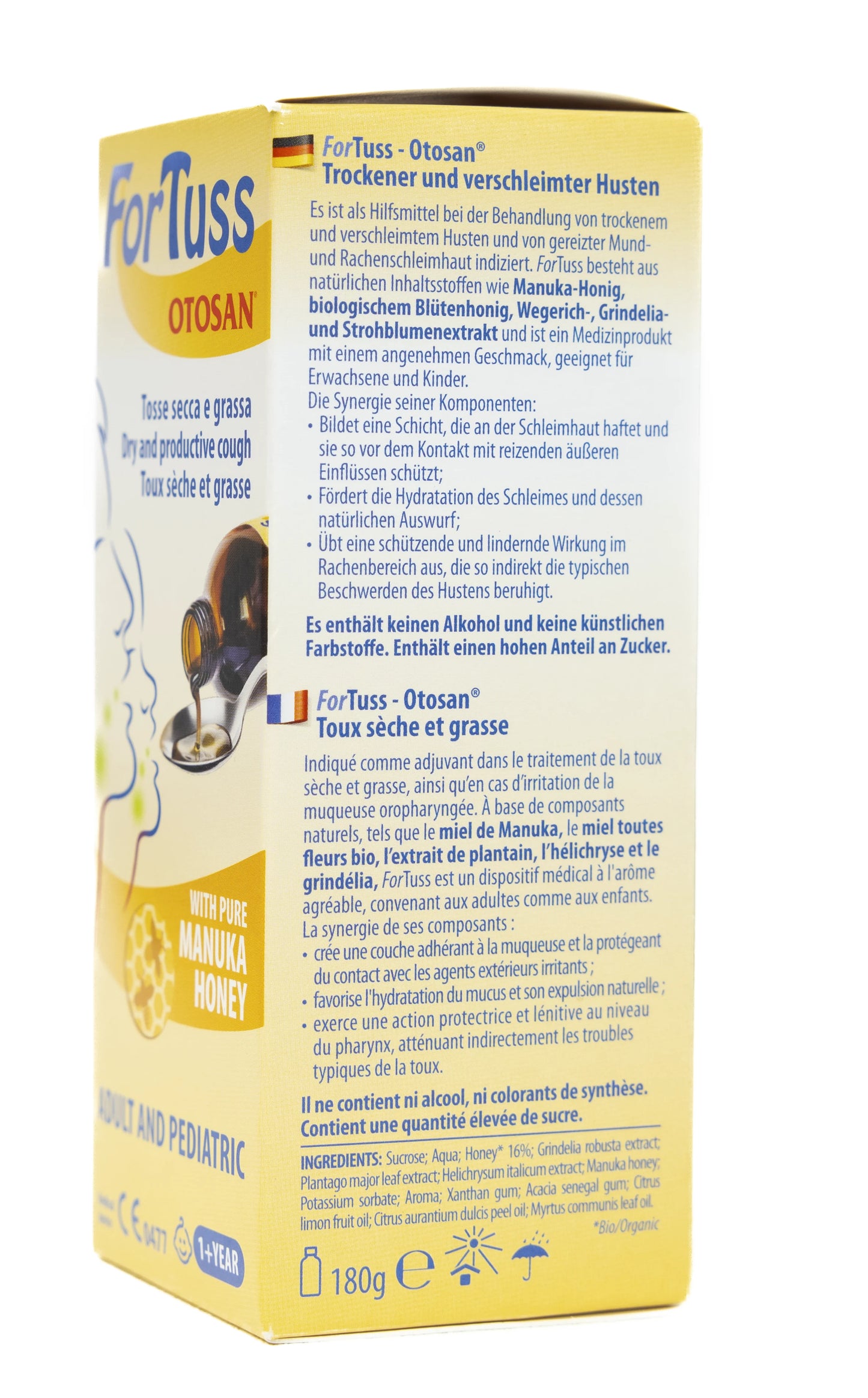 Otosan For Tuss Cough Syrup 180Ml