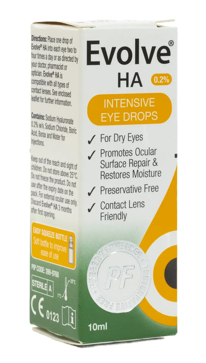 Evolve Ha Intensive Eye Drops 10Ml