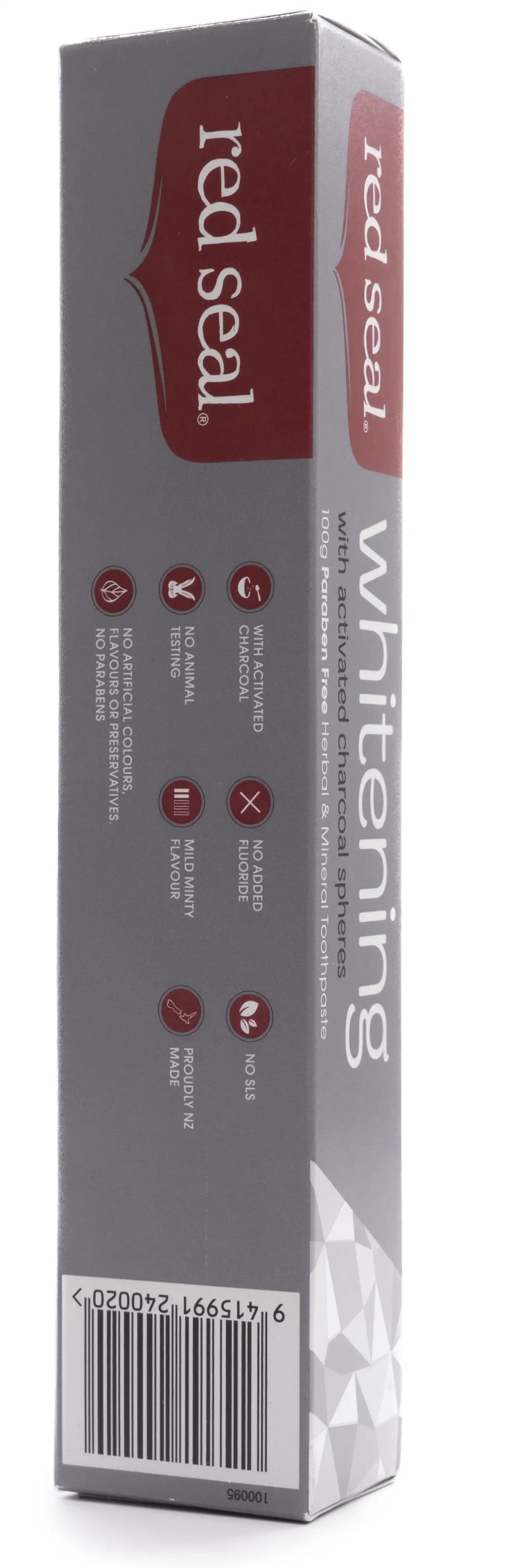 Red Seal Whitening With Activated Charcoal Toothpaste 100g