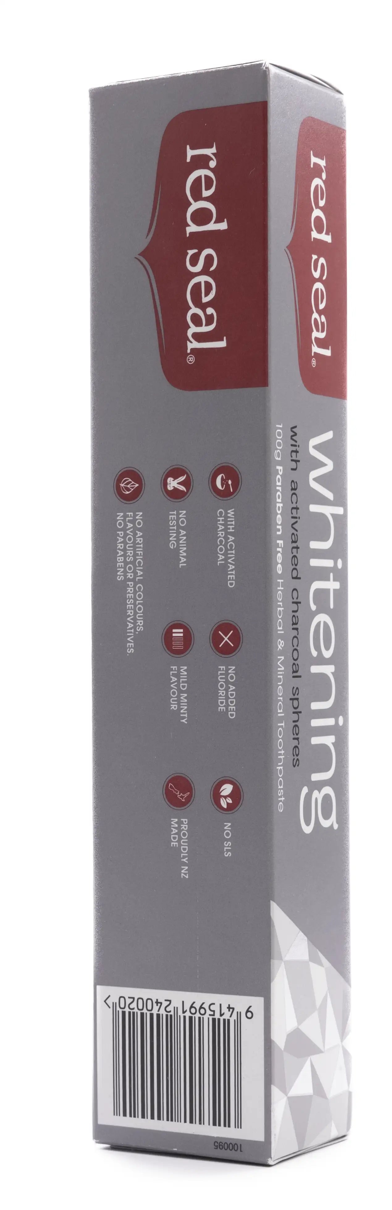 Red Seal Whitening With Activated Charcoal Toothpaste 100g