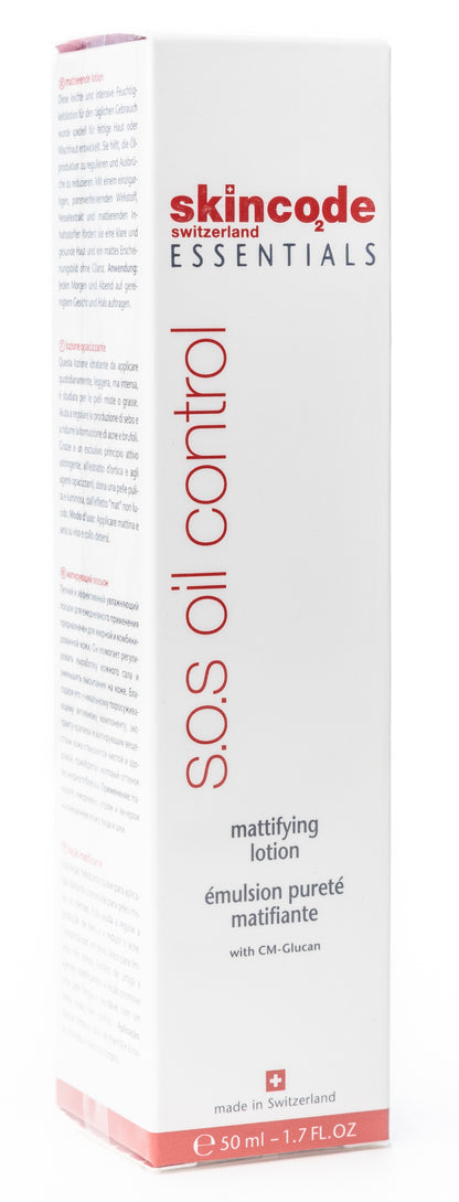 Skincode SOS Oil Control Mattifying Lotion 50 Ml