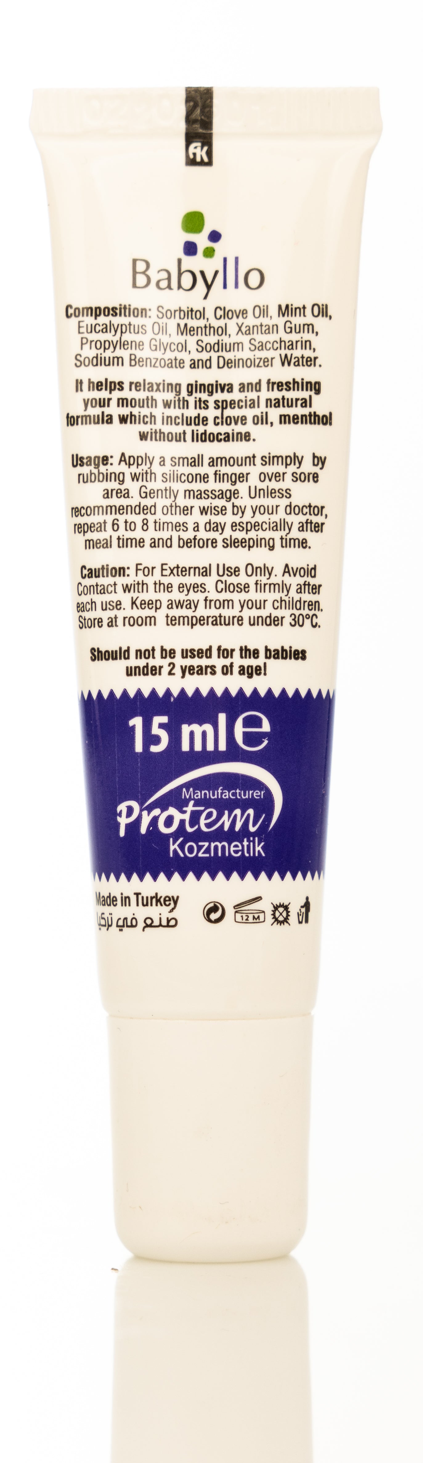 Babyllo Baby Teething Gel 15ml