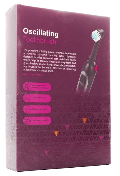 Puredent Dual Cleaning 9000 Rotating Toothbrush-AV3110