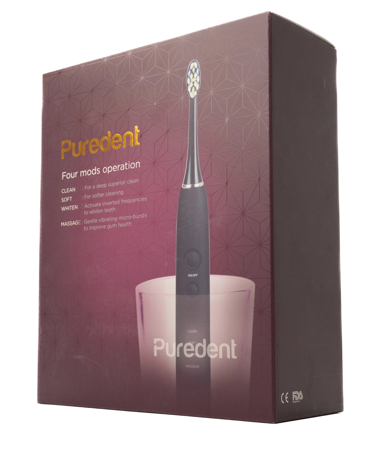 Puredent Dual Cleaning 9000 Rotating Toothbrush-AV3110