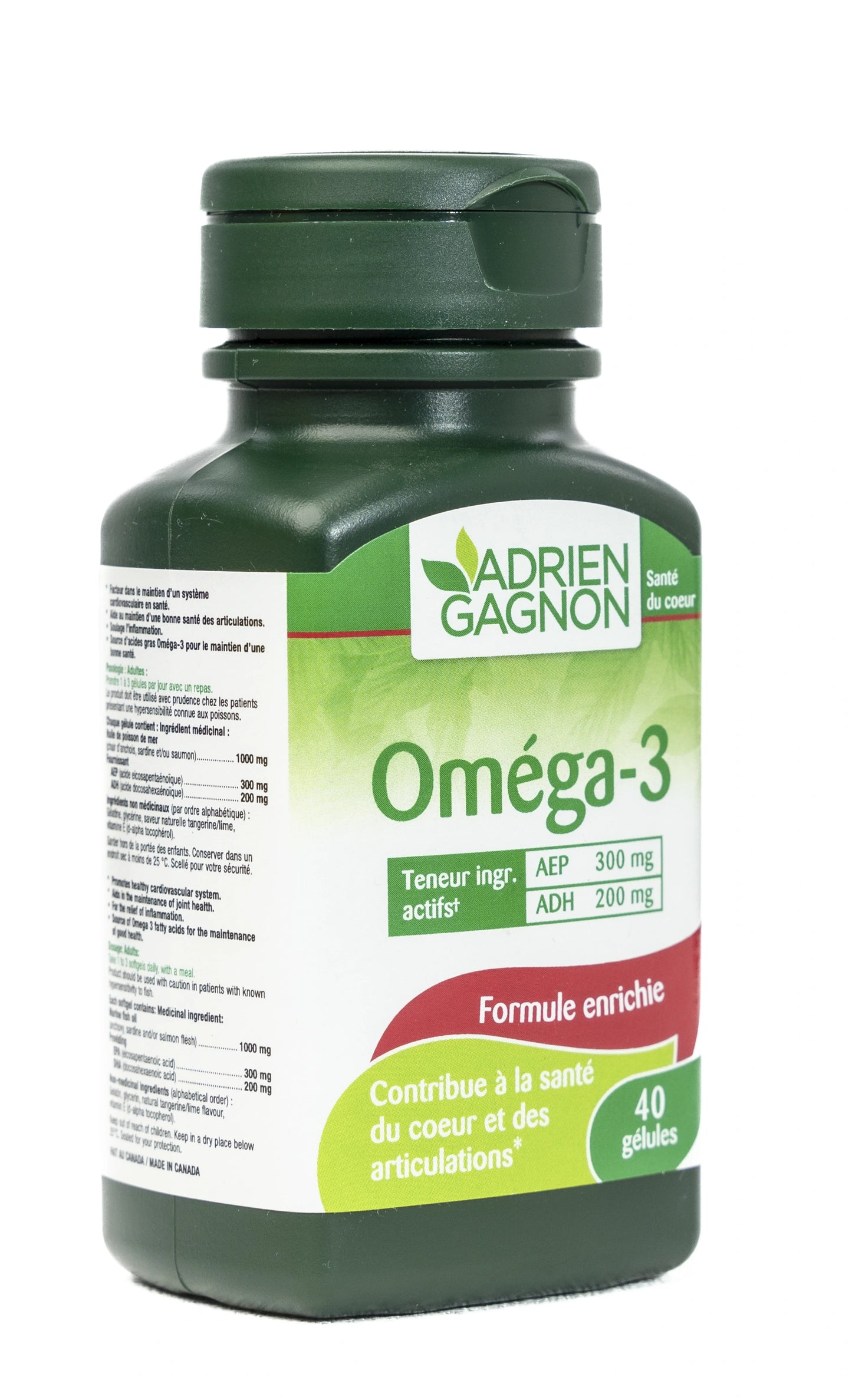 Adrien Gagnon Omega-3 40 Capsule