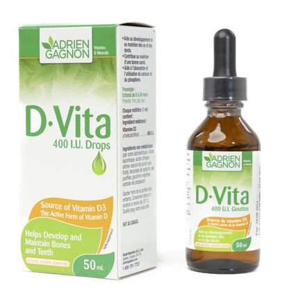 Adrien Gagnon D.Vita[Vitamin-D3] 400IU Drops 50Ml