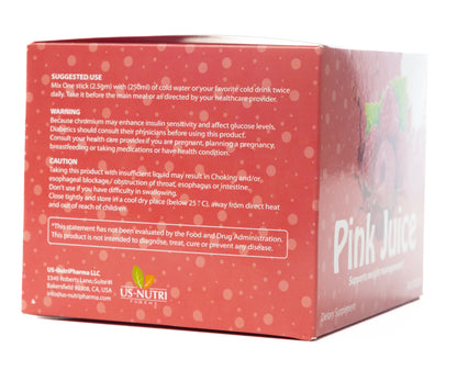 Us-Nutri Pink Juice 60 Sticks