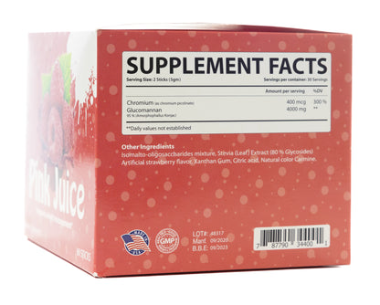 Us-Nutri Pink Juice 60 Sticks