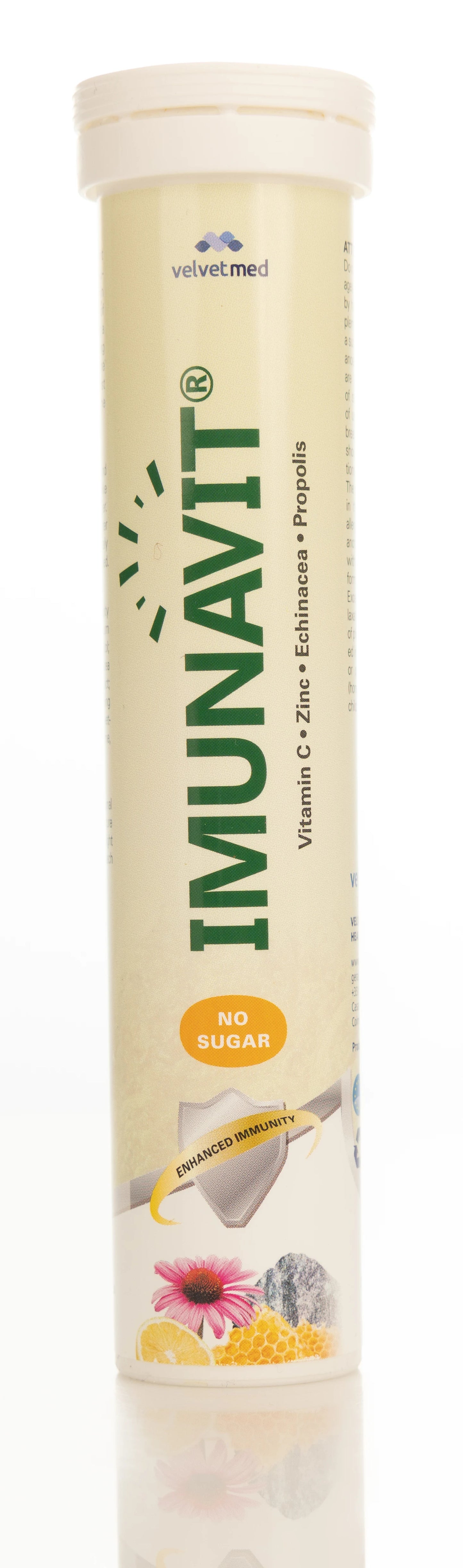 Imunavit Vitamin C+Zinc+Echinacea+Propolis 20 Effervscent Tablet