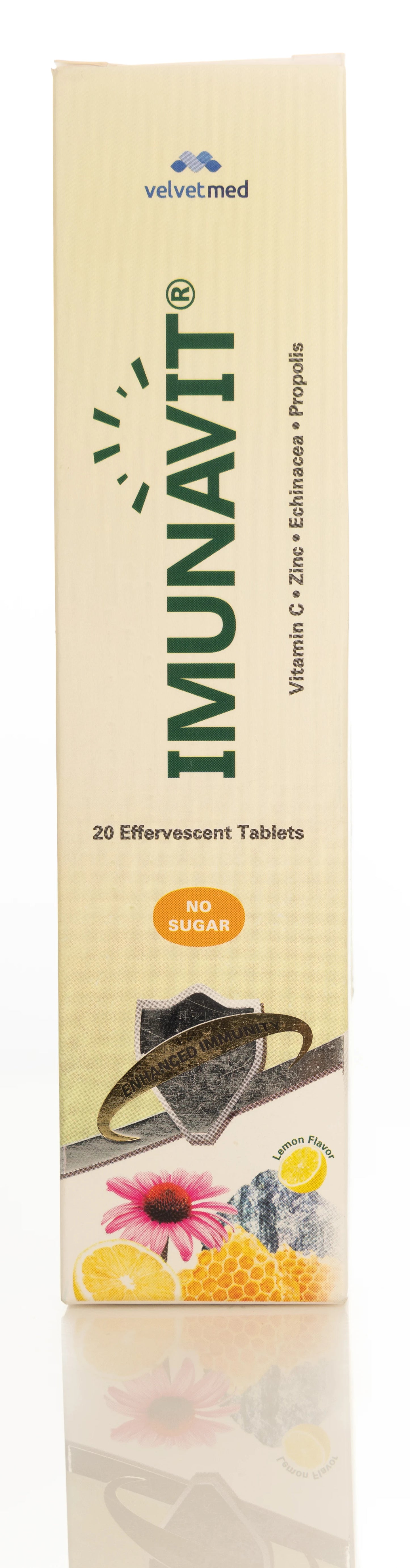 Imunavit Vitamin C+Zinc+Echinacea+Propolis 20 Effervscent Tablet