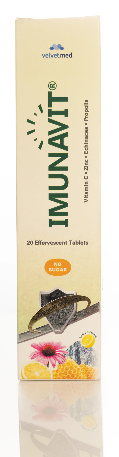 Imunavit Vitamin C+Zinc+Echinacea+Propolis 20 Effervscent Tablet