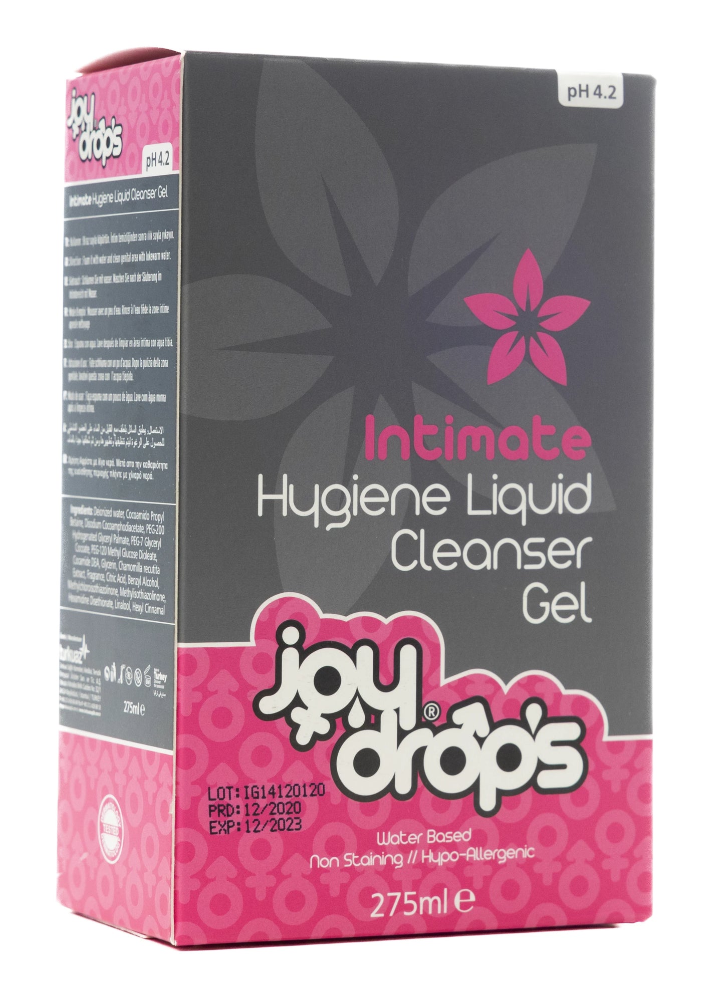 Joy Drops Intimate Hygiene Liquid Cleanser Gel 275 Ml