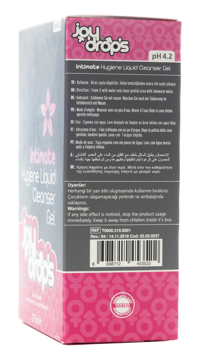 Joy Drops Intimate Hygiene Liquid Cleanser Gel 275 Ml