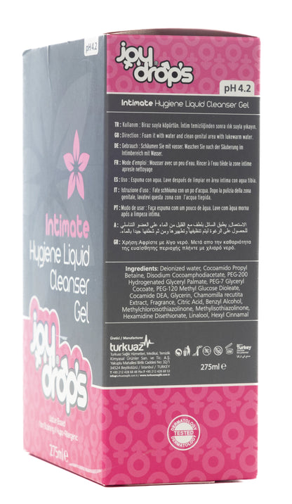 Joy Drops Intimate Hygiene Liquid Cleanser Gel 275 Ml