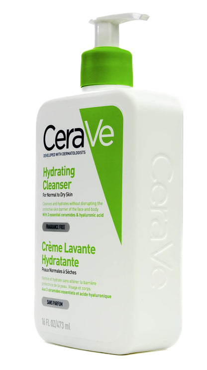 CeraVe Hydrating Cleanser [ Normal To Dry Skin ] creme lavant 473 Ml