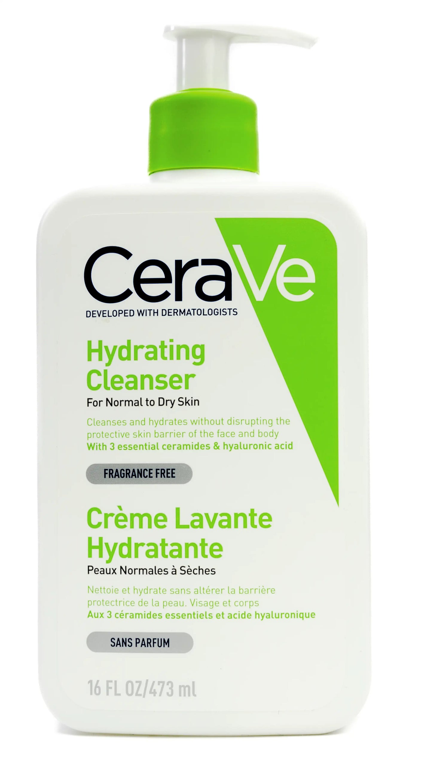 CeraVe Hydrating Cleanser [ Normal To Dry Skin ] creme lavant 473 Ml