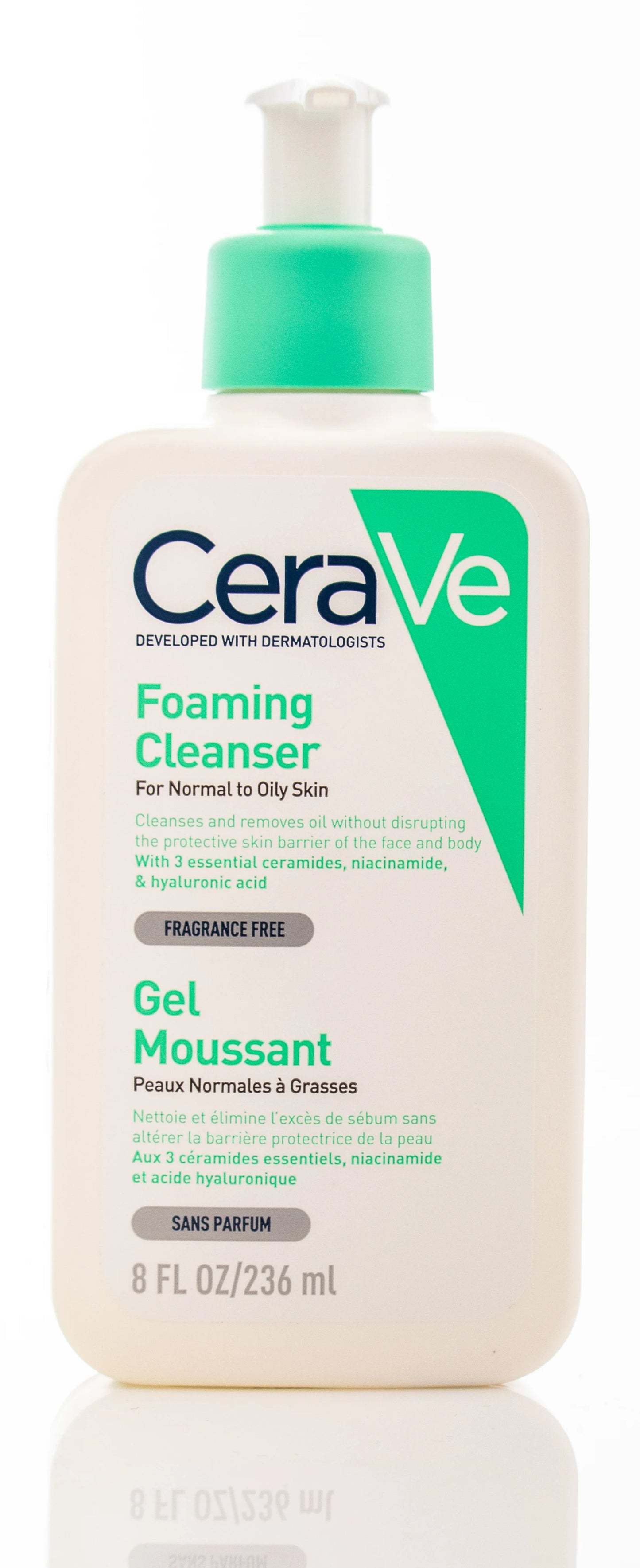 CeraVe Foaming Cleanser Gel [ Normal To Oily Skin ] 236 Ml
