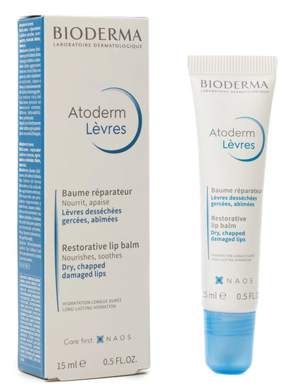 Bioderma Atoderm Dry Skin Care Kit (Face, Hands & Nails, and Lips)  Offer Kit