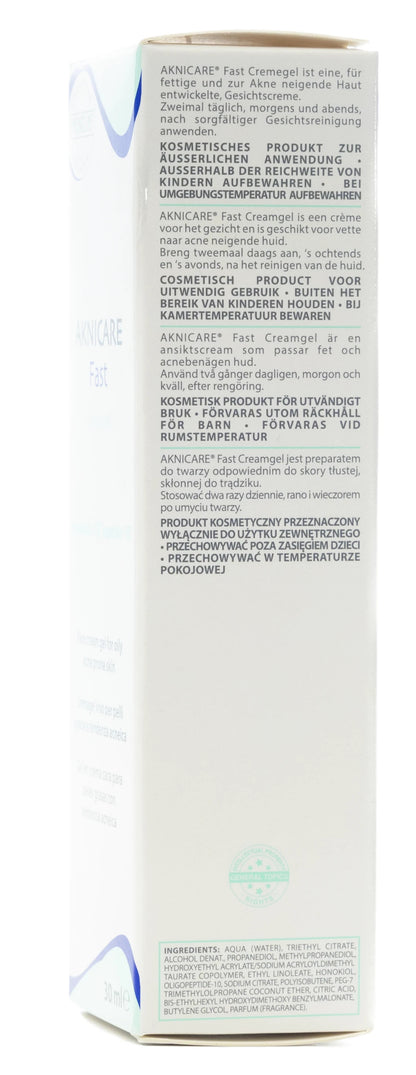 Aknicare Fast Cream Gel 30 Ml